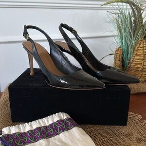 Tory Burch Slingback Patent leather heels size 8